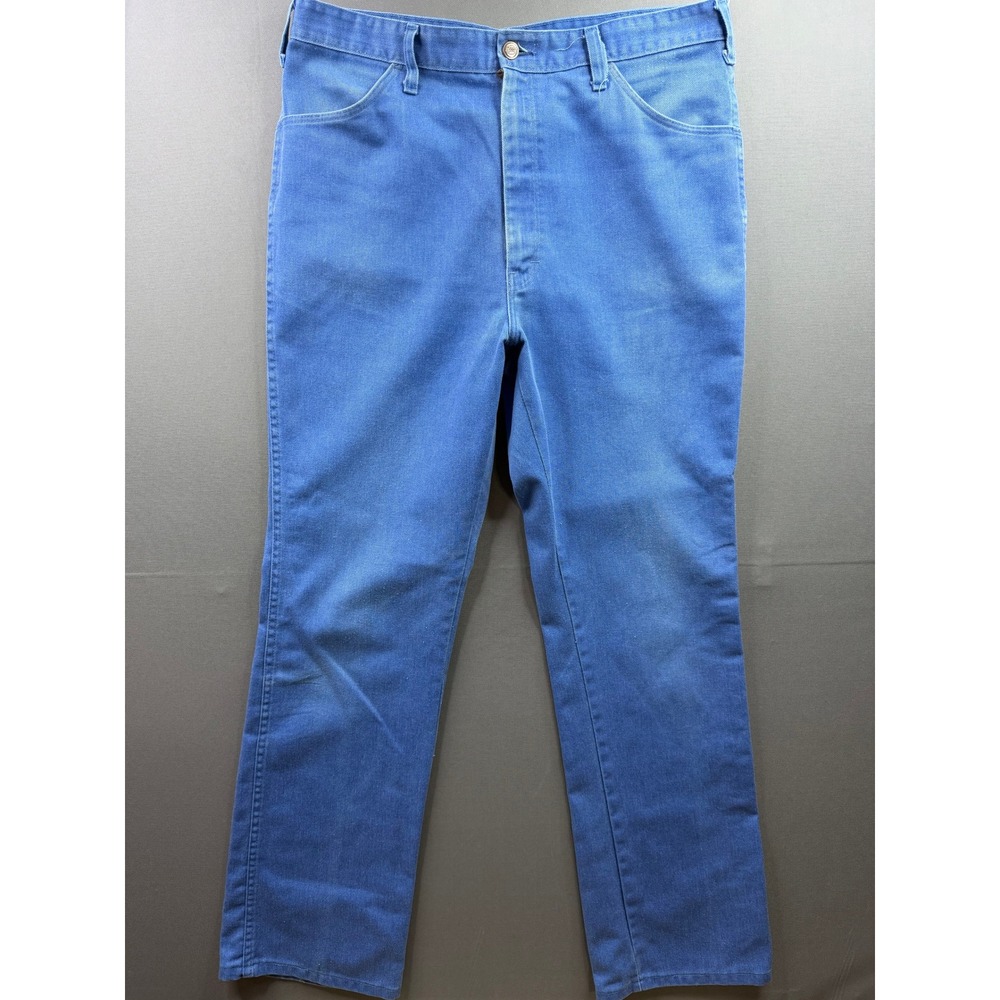 Dickies Jeans Mens Blue Straight Leg Workwear Denim 35x33